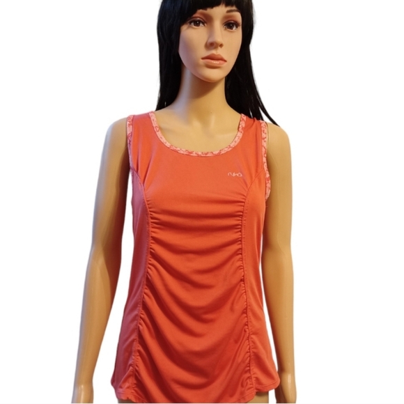 Ryka Women's Medium Workout Tank Top Orange/Pink Coral Color - Picture 2 of 13